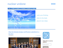 Tablet Screenshot of nuclearundone.com